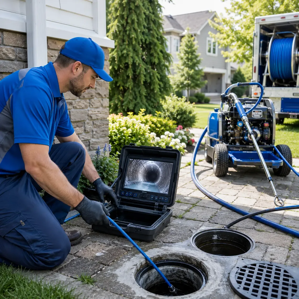 Outdoor drain cleaning professionals serving Twin Rocks, PA